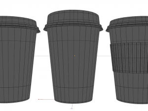 3d paper cooee cup 3D Model