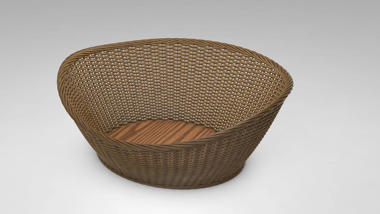 3d basket 3D Model .c4d .max .obj .3ds .fbx .stl .blend 