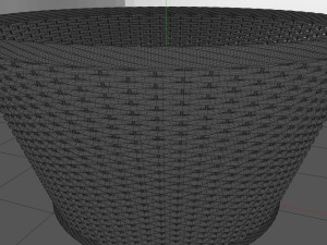 3d wicker basket Modello 3D