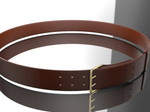 3d leather belt 3D Model
