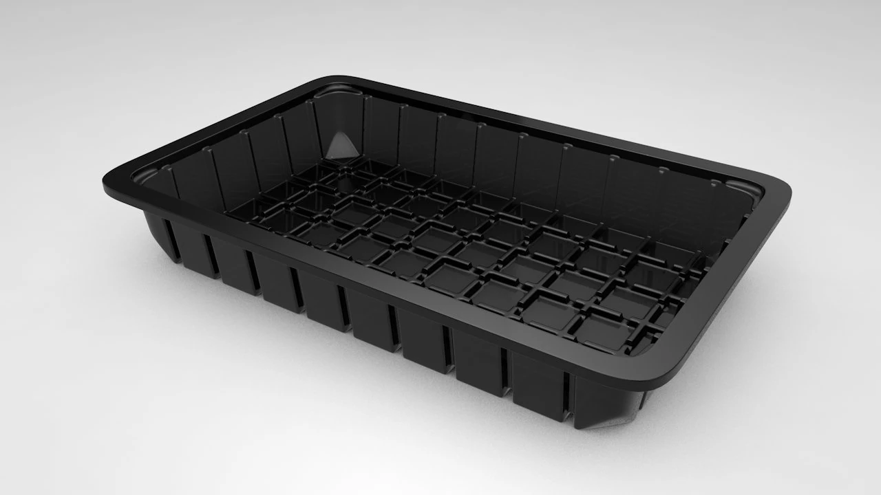 3d plastic food package 3D Model .c4d .max .obj .3ds .fbx .stl .blend 