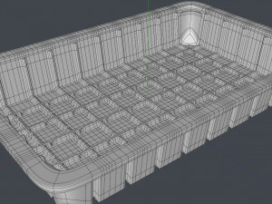3d plastic food package Model 3D