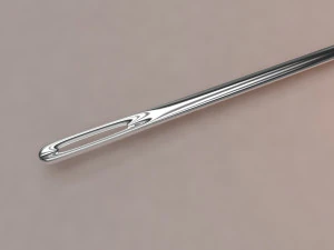 3d hand sewing needle 3D Model