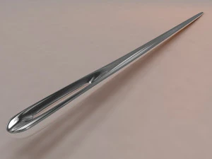 3d hand sewing needle 3D Model
