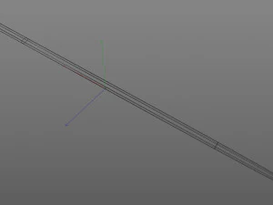 3d hand sewing needle 3D Model