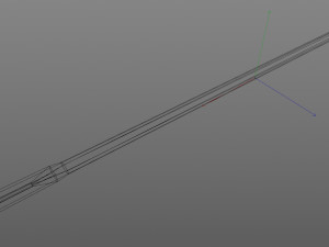 3d hand sewing needle 3D Model