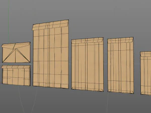 3d envelopes all sizes 3D Model