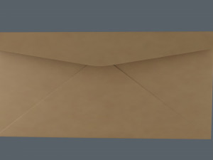 3d envelopes dl banker 3D Model