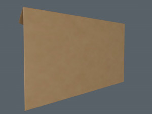 3d envelopes dl banker 3D 모델