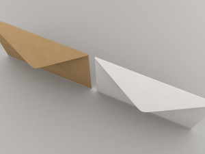 3d envelope size-c5 banker 3Dモデル
