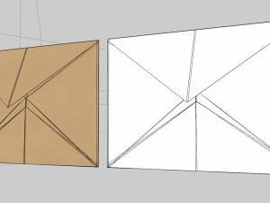 3d envelope size-c5 banker 3D Model