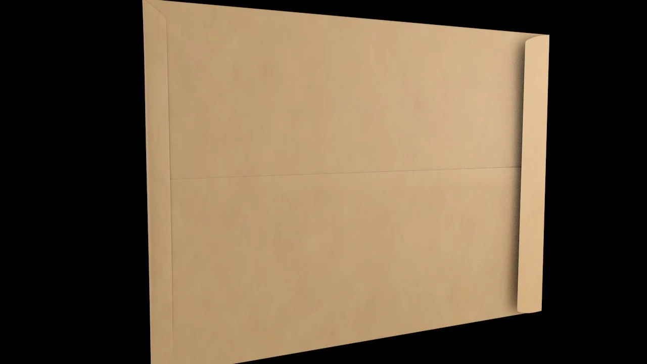 3d envelope size c5 pocket 3D Model .c4d .max .obj .3ds .fbx .stl .blend