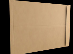 3d envelope size c5 pocket 3D Model