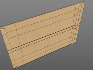 3d envelope size c5 pocket 3D Model