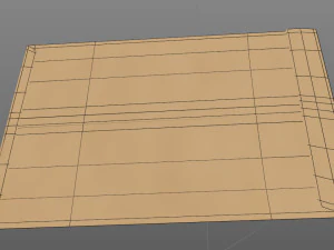 3d envelope size c5 pocket 3D Model