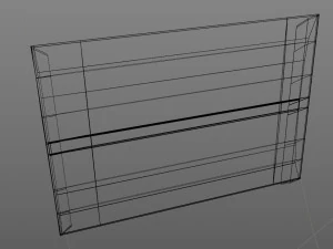 3d envelope size c5 pocket 3D Model