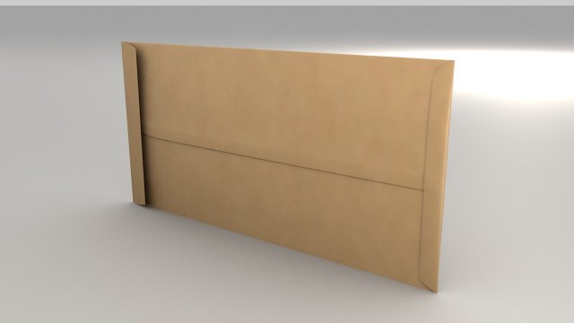 3d envelope size dl pocket 3D Модель .c4d .max .obj .3ds .fbx .stl .blend 