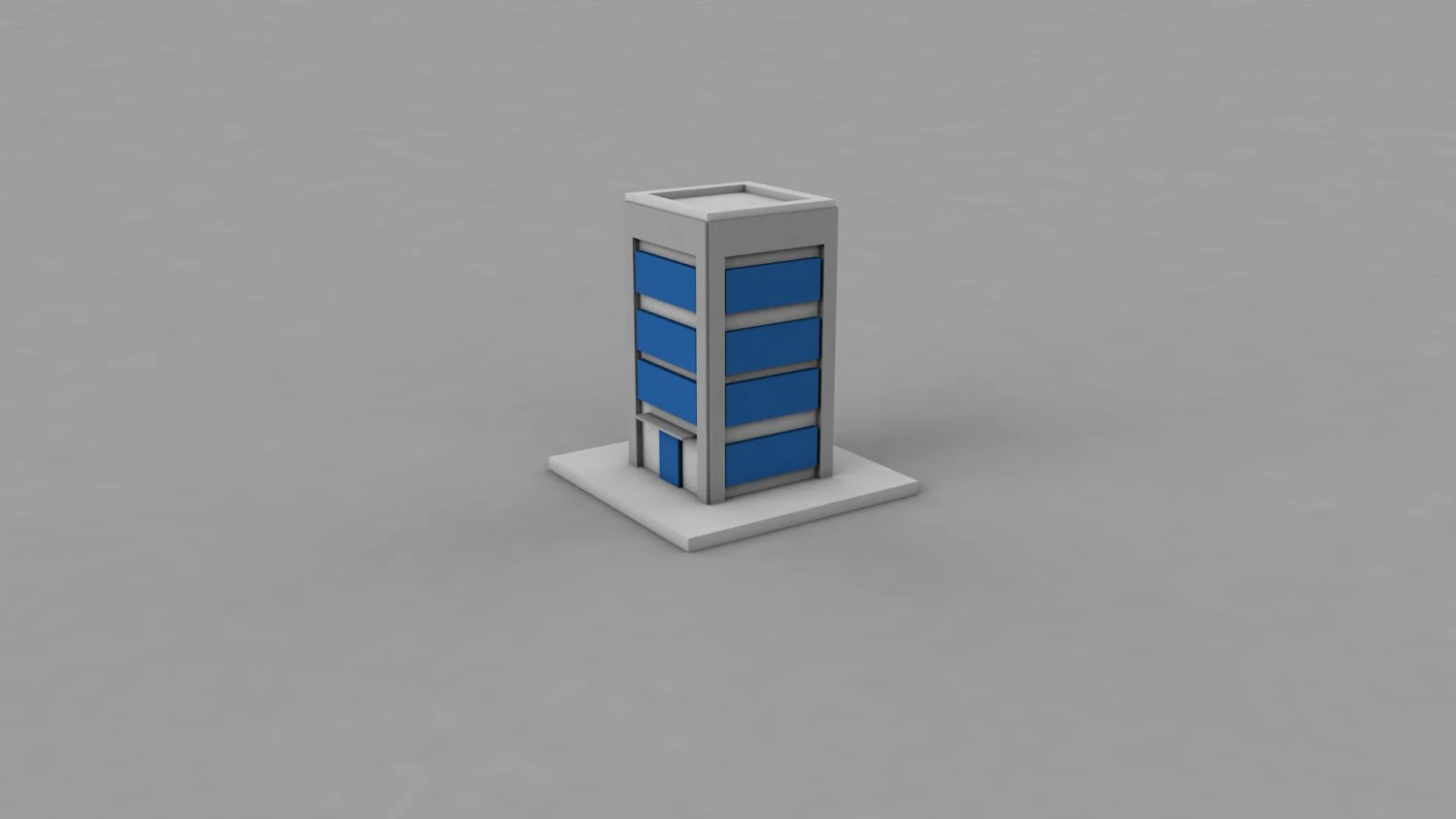 3d 건물 아이콘 3D 모델 .c4d .max .obj .3ds .fbx .stl .blend 