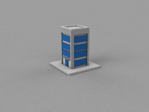 3d building icon 3D Model