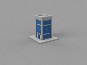 3d 建筑图标 3D 模型