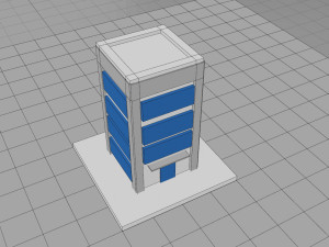 3d building icon Modelo 3D