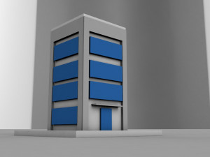 3d building icon Modelo 3D