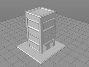 3d building icon Modelo 3D