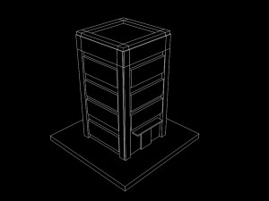3d building icon Modelo 3D