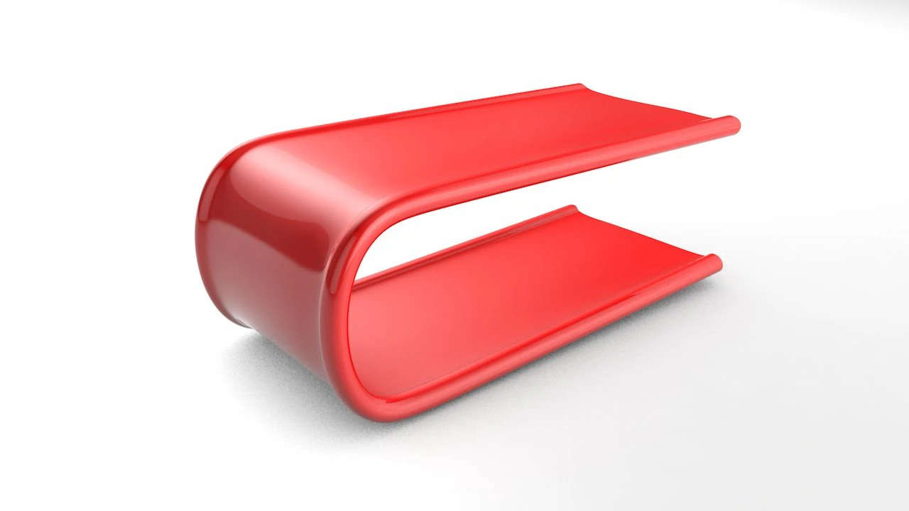 3d paper or money clip 3D Model .c4d .max .obj .3ds .fbx .stl .blend 