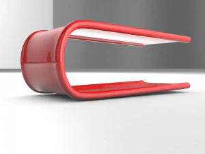 3d paper or money clip 3D Model