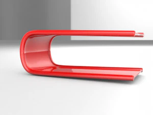 3d paper or money clip 3D Model