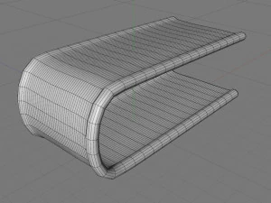 3d paper or money clip 3D Model