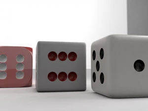 3d dice 3D Model