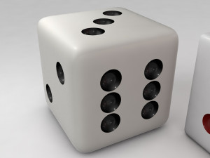 3d dice Modelo 3D