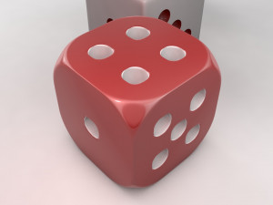 3d dice Modelo 3D