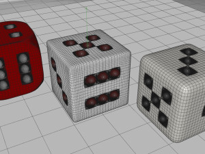 3d dice Modelo 3D