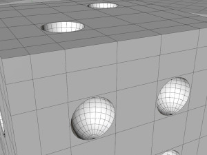3d red dice 3D Model