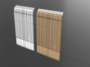 3d envelope with paper 3Dモデル
