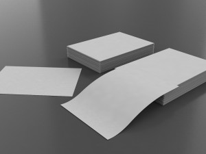 a4 paper bubdle 3D 模型