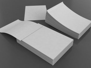 a4 paper bubdle 3D Модель