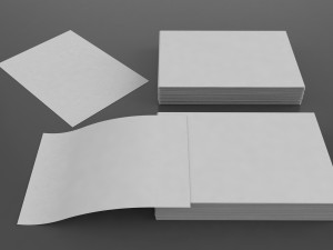 a4 paper bubdle 3D Модель