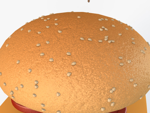 Animated Burger 3D 模型