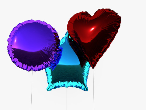 Foil Balloons Modèle 3D