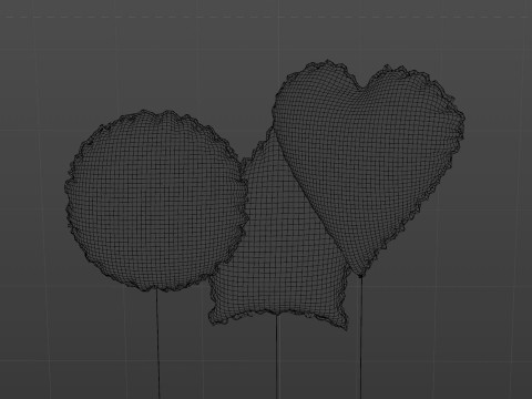 Foil Balloons 3D 모델