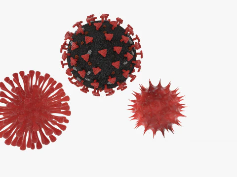 Coronavirus (COVID-19 Modello 3D