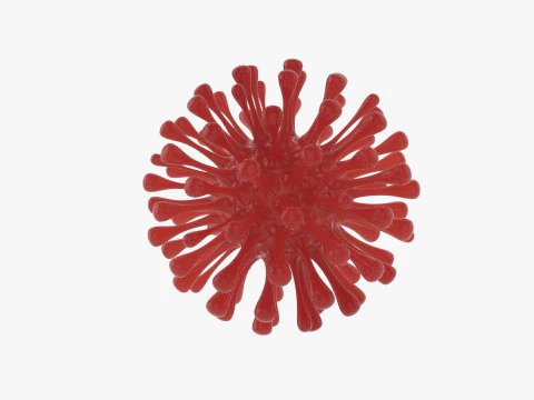 Corona Virus Covid 19 3D Model
