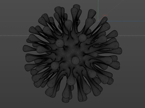 Corona Virus Covid 19 Modello 3D