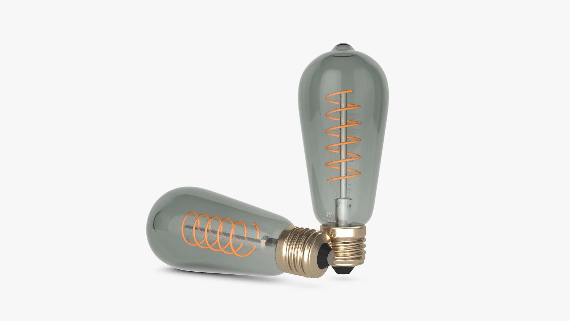 Edison Blub 3D Model .c4d .max .obj .3ds .fbx .stl .blend 