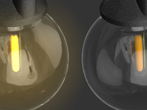 Garland Outdoor String Lights 3D Model