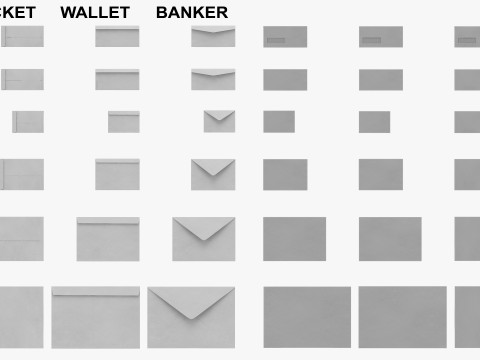Envelopes All-Size All-Style Vol-2 Modelo 3D